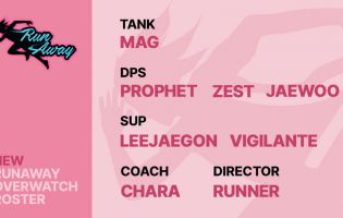Runaway reveals its Overwatch Champions Series roster