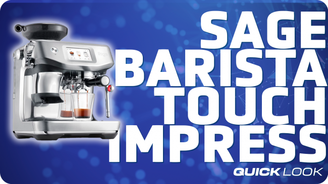 The Sage Barista Touch Impress does exactly what it says on the tin