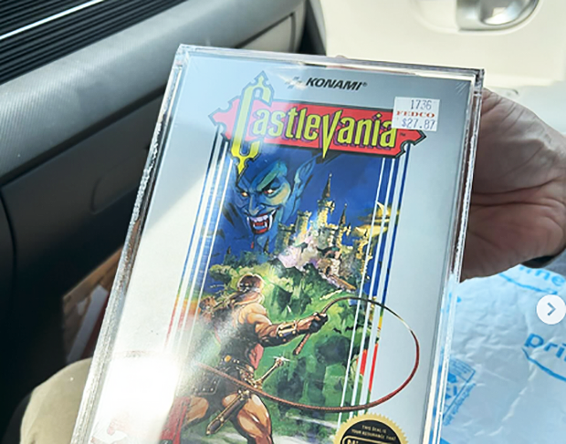 A copy of Castlevania for the NES was recently sold for $90,000
